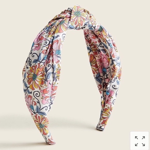 J. CREW Liberty London Print Set of Two Headbands New With Tag - Picture 10 of 11